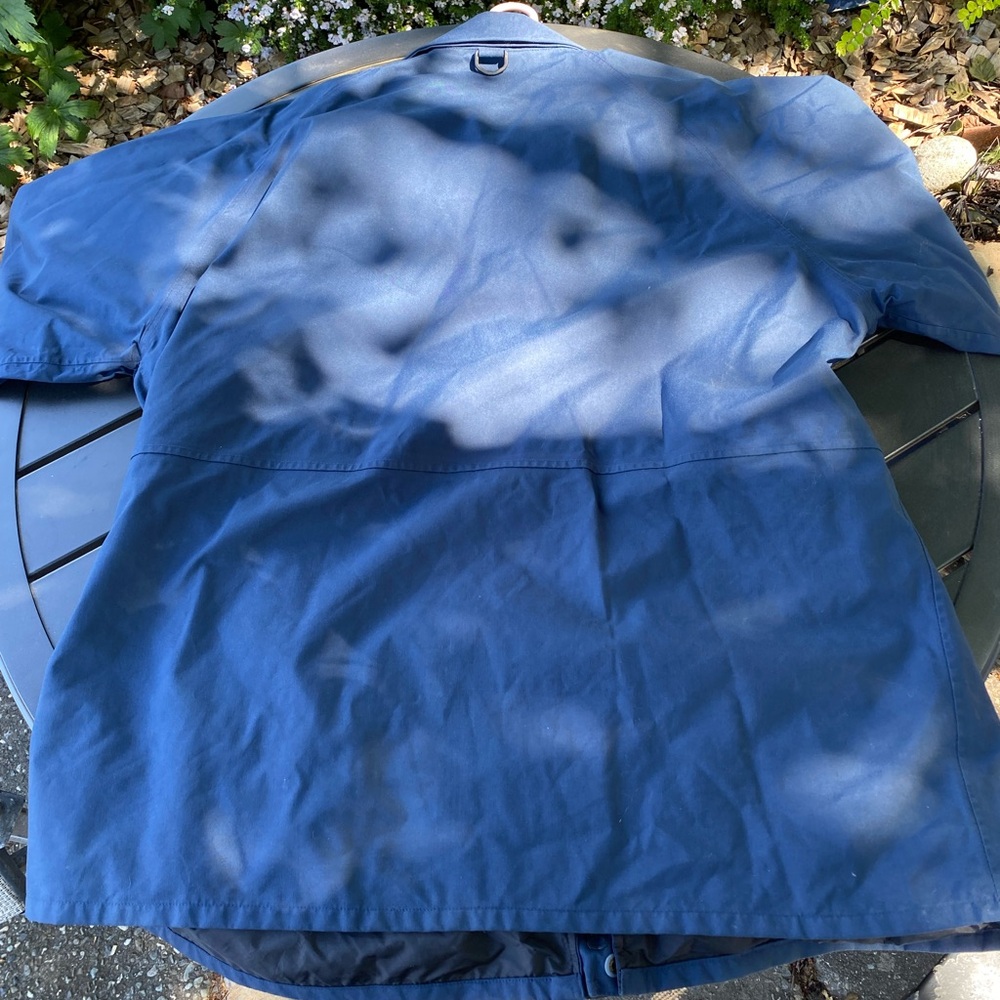 3XL Tall Dark Blue Cabela’s Gore-Tex Zip-up Hunting Jacket With Pockets - Picture 2 of 3
